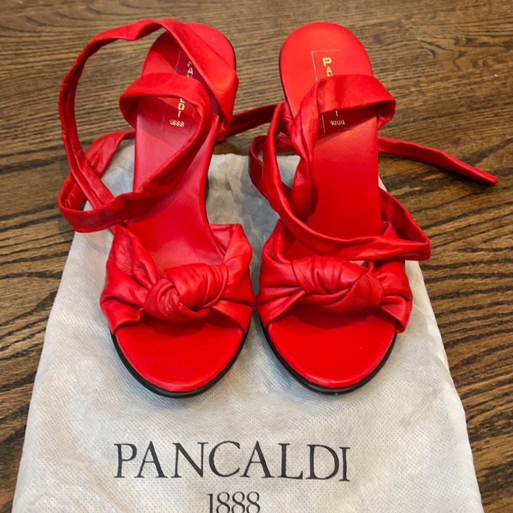 Pancaldi wedges sandals size 39